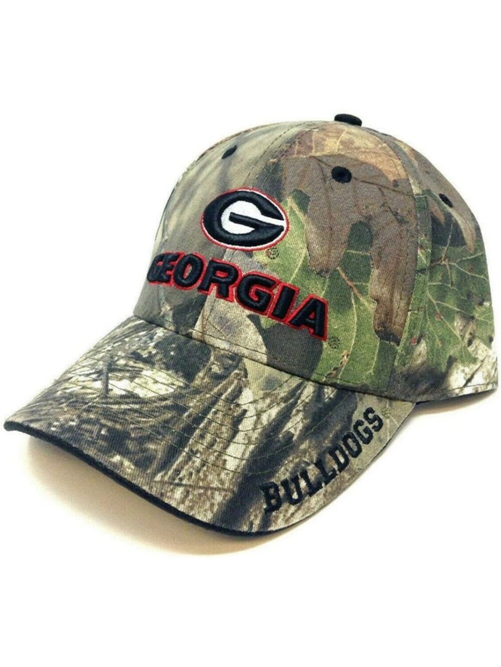 Camouflage Adjustable Curved Bill Hat for University of Georgia Bulldogs Fans